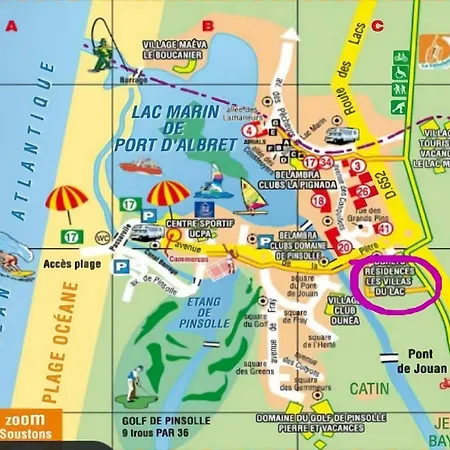 La Rose Des Vents , T3 à / Vieux Boucau *